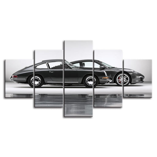 Classic Cars 5 Piece HD Multi Panel Canvas Wall Art Frame - Original Frame