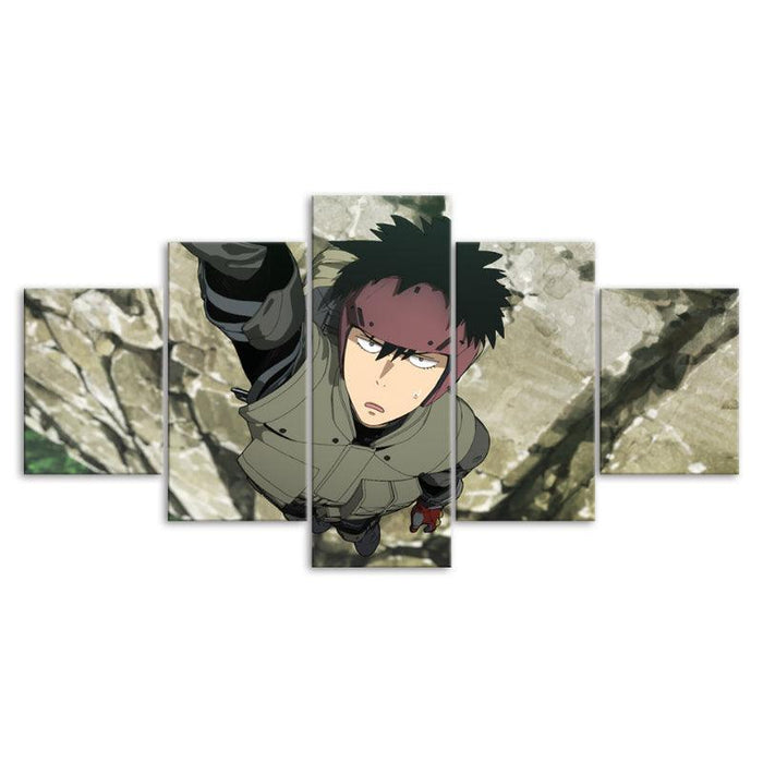 Spriggan Single Character HD Multi Panel Canvas Wall Art Frame - Original Frame