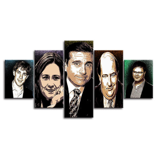 The Office 5 Piece HD Multi Panel Canvas Wall Art Frame - Original Frame