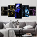 Mortal Kombat 5 Piece HD Multi Panel Canvas Wall Art Frame - Original Frame