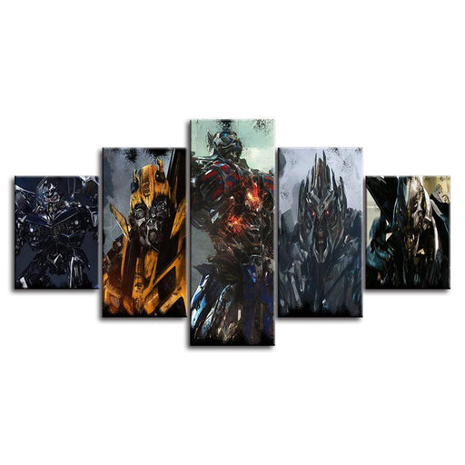 Transformers 5 Piece HD Multi Panel Canvas Wall Art Frame - Original Frame