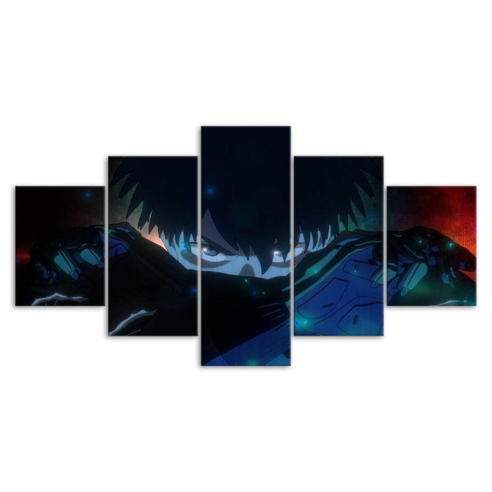 Anime Bold Color HD 5 Piece Multi Panel Canvas - Original Frame