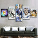 Avatar 5 Piece HD Multi Panel Canvas Wall Art Frame - Original Frame