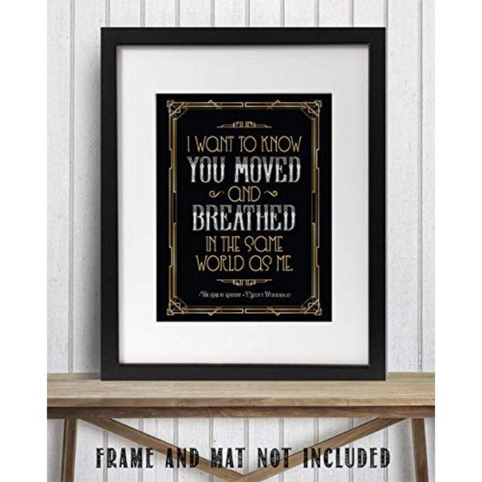 Quotes Book Page Wall Art Print - Original Frame