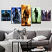 Call Of Duty 5 Piece HD Multi Panel Canvas Wall Art Frame - Original Frame