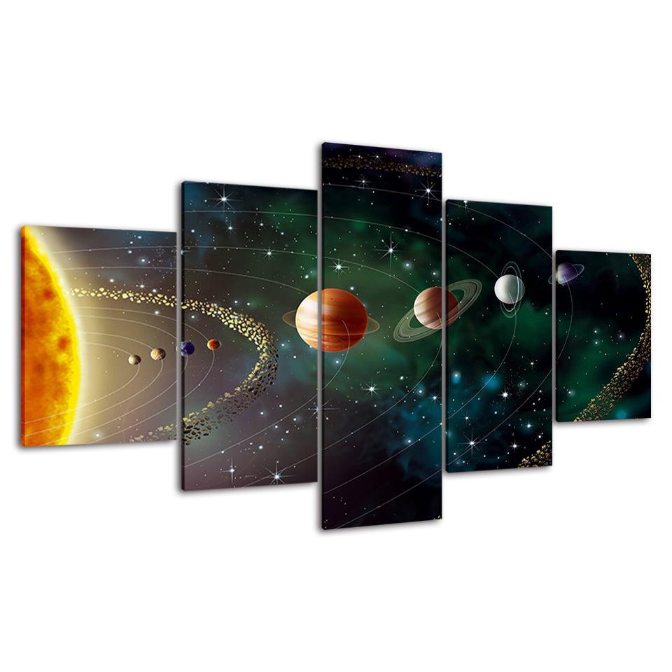 The Galaxy HD Multi Panel Canvas Wall Art Frame - Original Frame