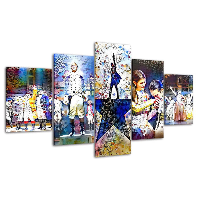 The Musical 5 Piece HD Multi Panel Canvas Wall Art Frame - Original Frame