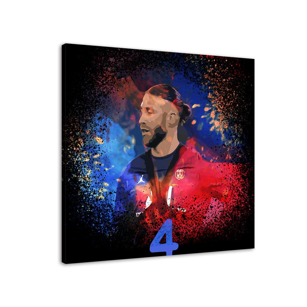 Abstract Messi 1 Piece HD Multi Panel Canvas Wall Art Frame - Original Frame