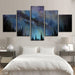 Stunning Starry Sky 5 Piece HD Multi Panel Canvas Wall Art Frame - Original Frame