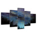 The Night Sky 5 Piece HD Multi Panel Canvas Wall Art Frame - Original Frame