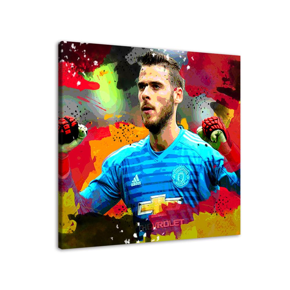 David De Gea 1 Piece HD Multi Panel Canvas Wall Art Frame - Original Frame