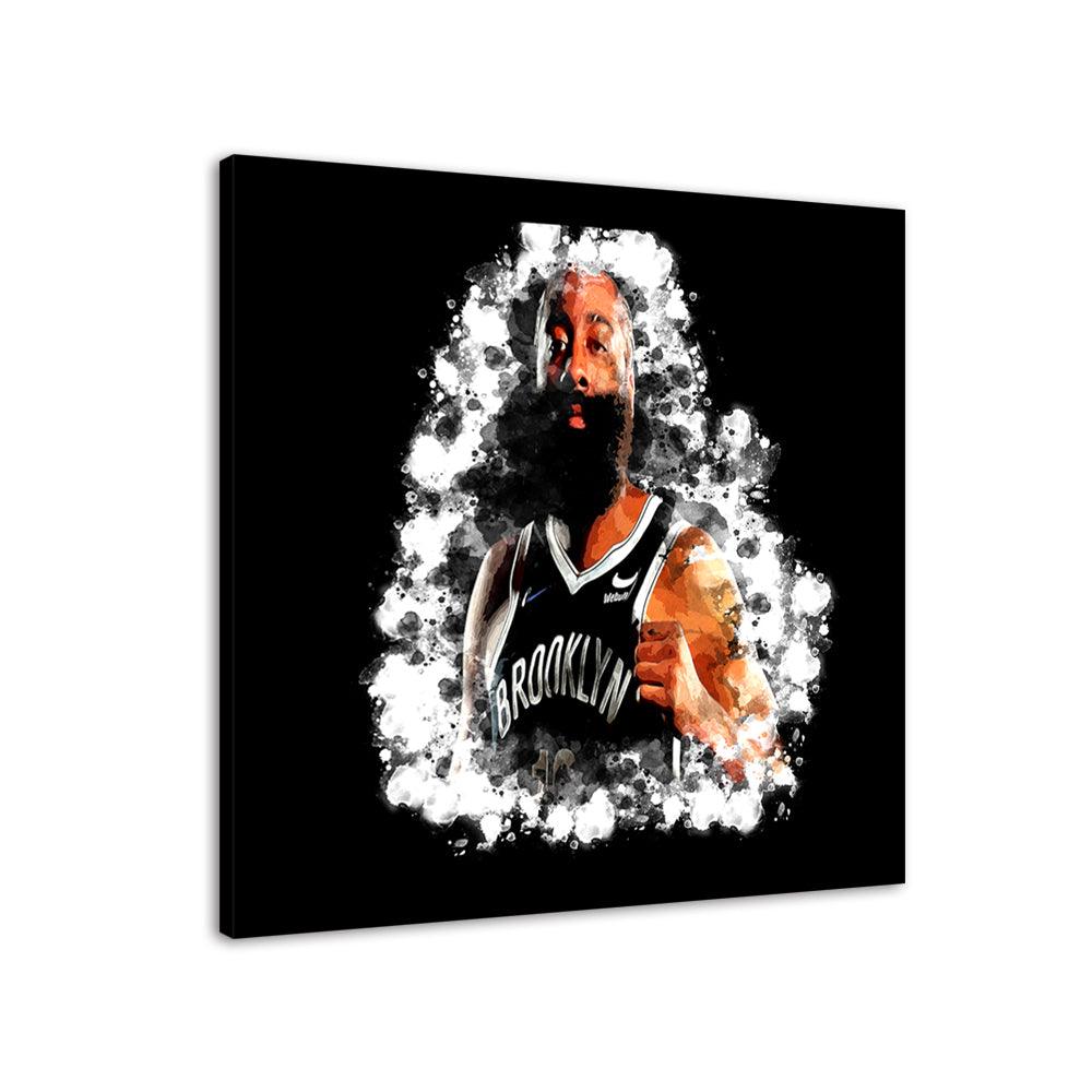 James Harden 1 Piece HD Multi Panel Canvas Wall Art Frame - Original Frame