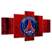 Paris Saint-Germain 5 Piece HD Multi Panel Canvas Wall Art Frame - Original Frame