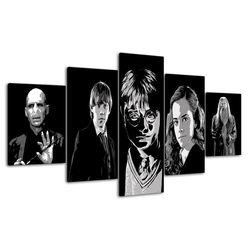 Harry Potter HD Multi Panel Canvas Wall Art Frame - Original Frame