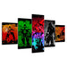 Superheroes HD Multi Panel Canvas Wall Art Frame - Original Frame