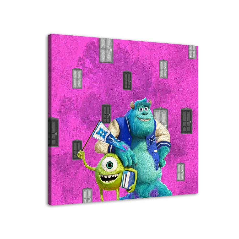 Monsters University 1 Piece HD Multi Panel Canvas Wall Art Frame - Original Frame