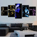 Mortal Kombat 5 Piece HD Multi Panel Canvas Wall Art Frame - Original Frame