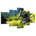 Apex Legends - A Yellow Bash 5 Piece HD Multi Panel Canvas Wall Art - Original Frame