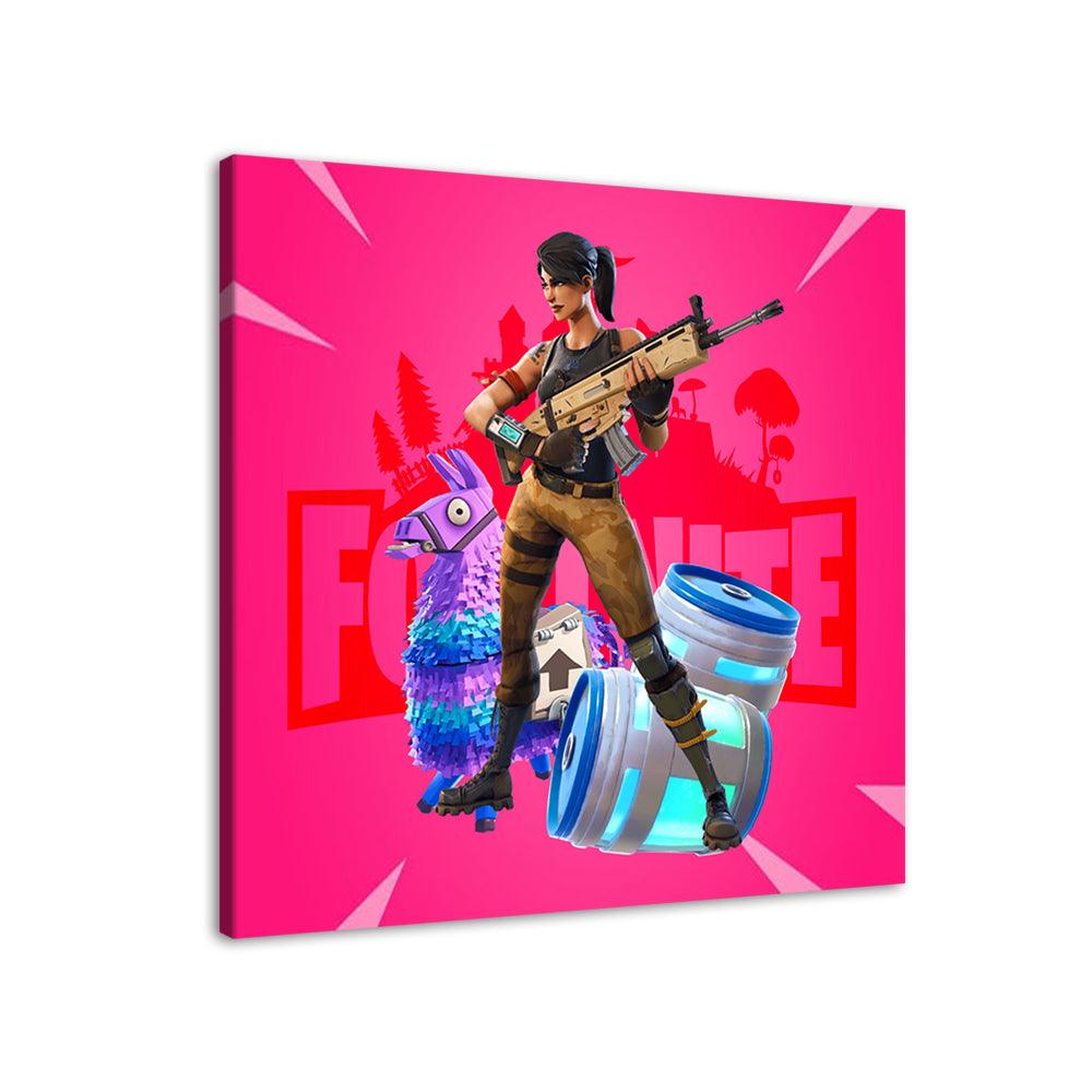 Fornite 1 Piece HD Multi Panel Canvas Wall Art Frame - Original Frame