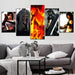 Final Fantasy 5 Piece HD Multi Panel Canvas Wall Art Frame - Original Frame