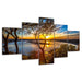 Warm Landscape HD Multi Panel Canvas Wall Art Frame - Original Frame