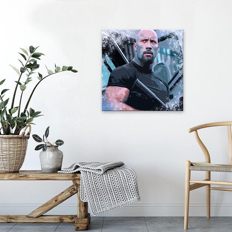 Dominic Toretto 1 Piece HD Multi Panel Canvas Wall Art Frame - Original Frame