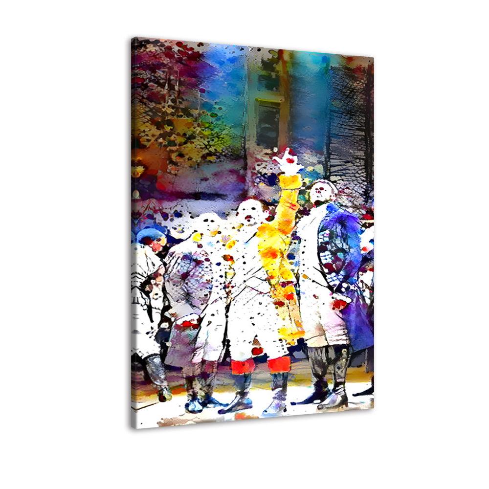 The Abstract King 1 Piece HD Multi Panel Canvas Wall Art Frame - Original Frame
