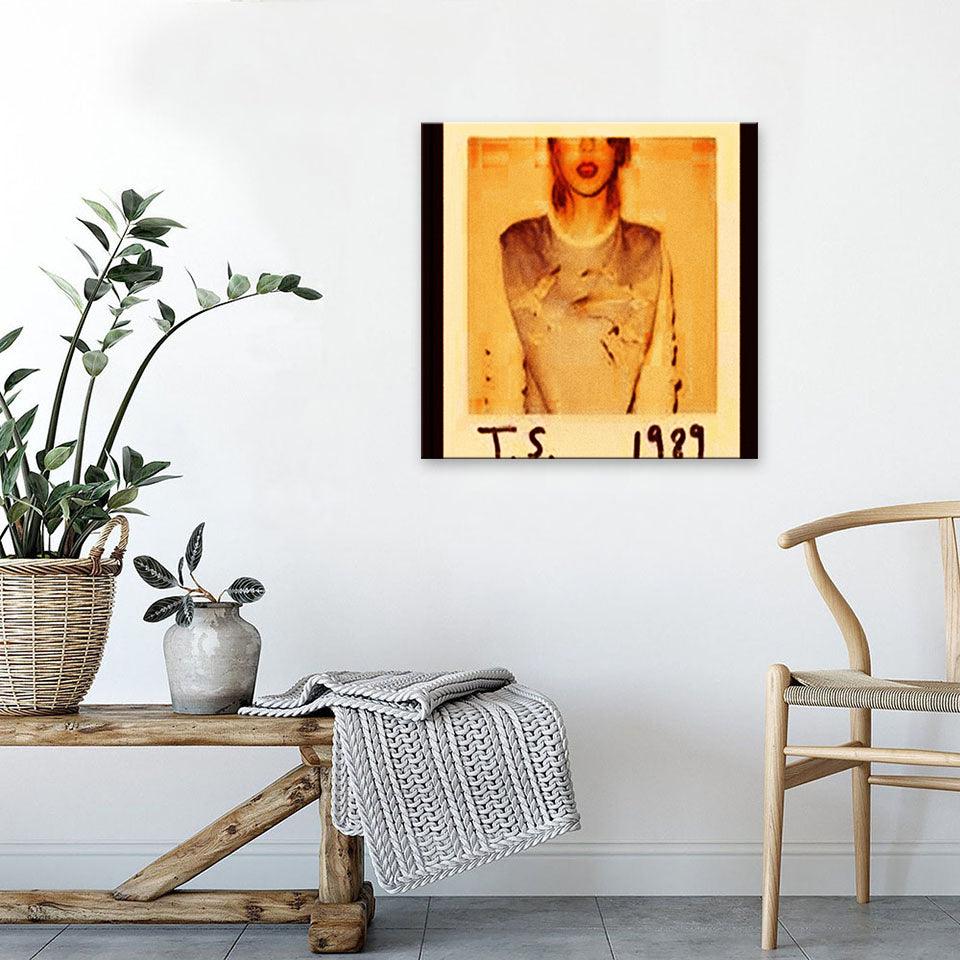 1989 Taylor Swift 1 Piece HD Multi Panel Canvas Wall Art Frame - Original Frame