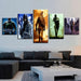 Call Of Duty 5 Piece HD Multi Panel Canvas Wall Art Frame - Original Frame