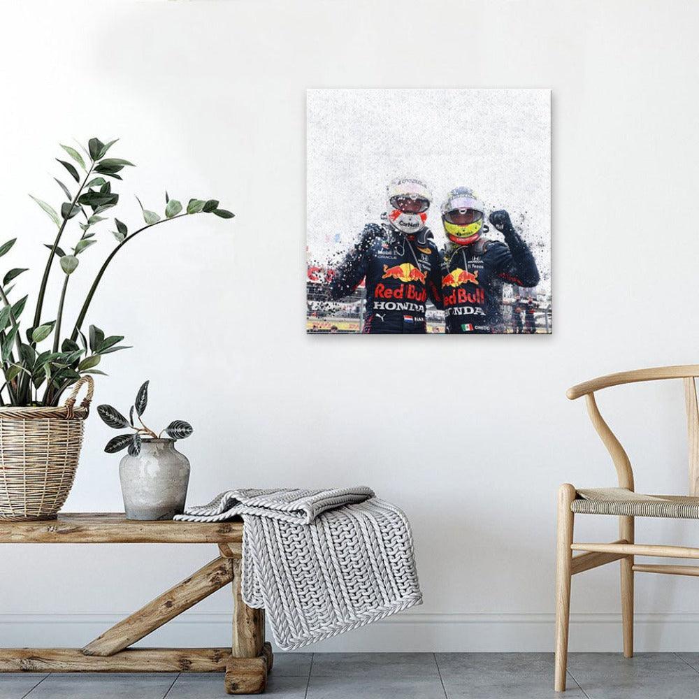 Formula One 1 Piece HD Multi Panel Canvas Wall Art Frame - Original Frame