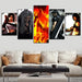 Final Fantasy 5 Piece HD Multi Panel Canvas Wall Art Frame - Original Frame