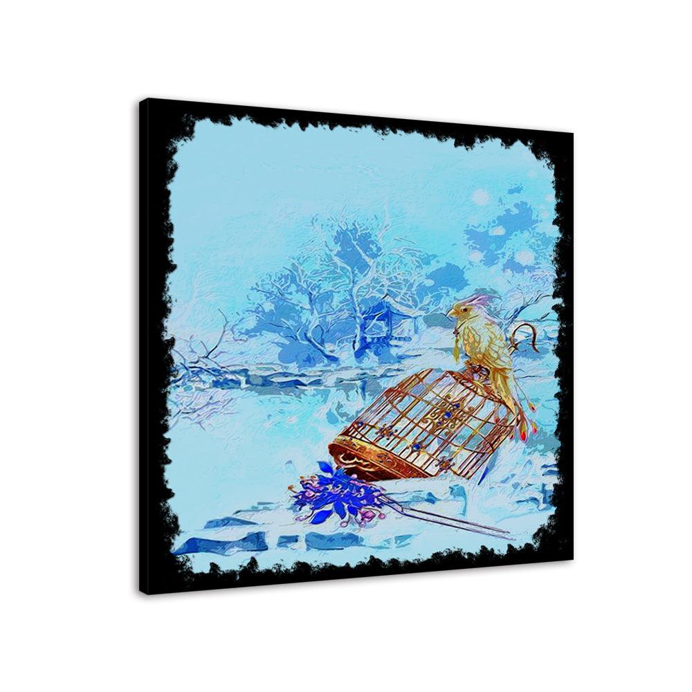 The Drowning Bird 1 Piece HD Multi Panel Canvas Wall Art Frame - Original Frame