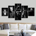 Batman Returns 5 Piece HD Multi Panel Canvas Wall Art Frame - Original Frame