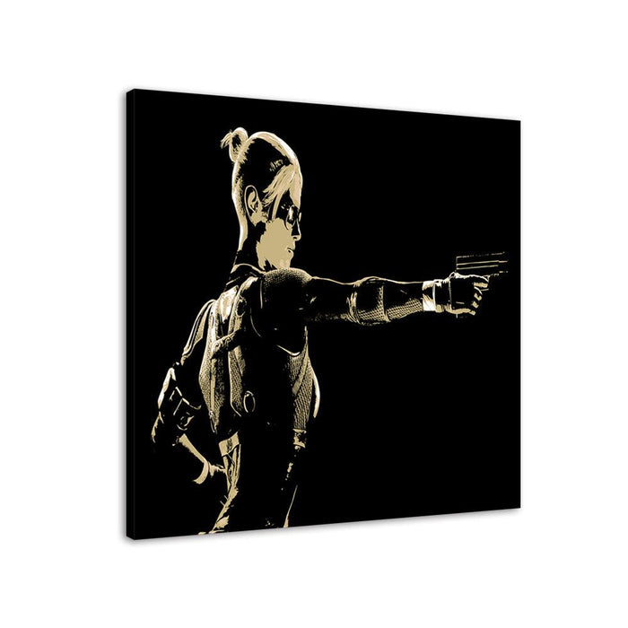 Action Woman 1 Piece HD Multi Panel Canvas Wall Art Frame - Original Frame