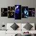 Mortal Kombat 5 Piece HD Multi Panel Canvas Wall Art Frame - Original Frame