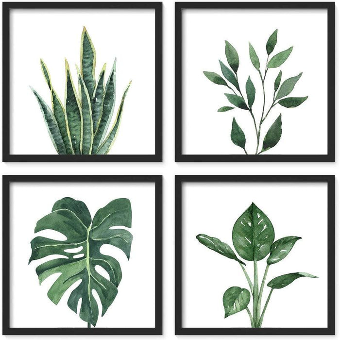 4 Panels Botanical Picture Frame Set For Wall Art Décor - Original Frame