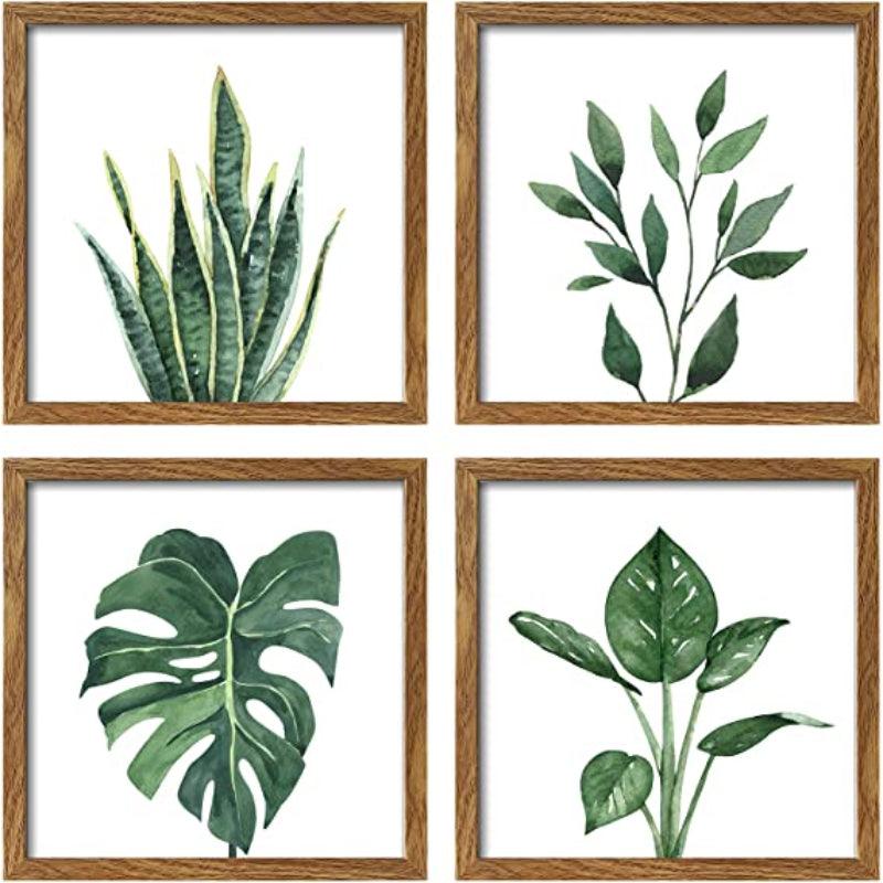 4 Panels Botanical Picture Frame Set For Wall Art Décor - Original Frame
