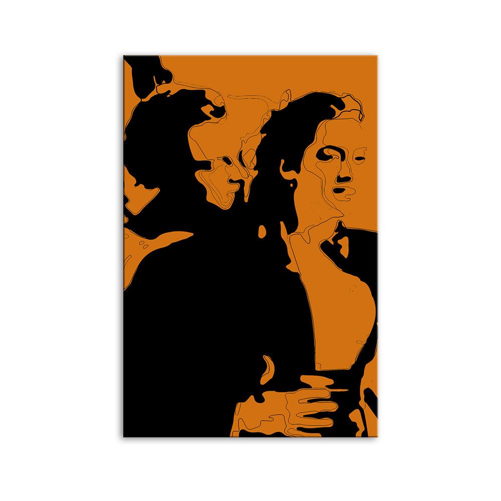 Orange Portrait Titanic 1 Piece HD Multi Panel Canvas Wall Art Frame - Original Frame