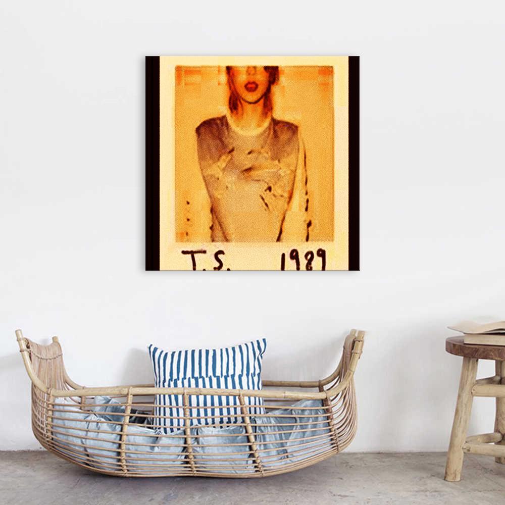 1989 Taylor Swift 1 Piece HD Multi Panel Canvas Wall Art Frame - Original Frame