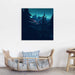 The Blue Woods 1 Piece HD Multi Panel Canvas Wall Art Frame - Original Frame