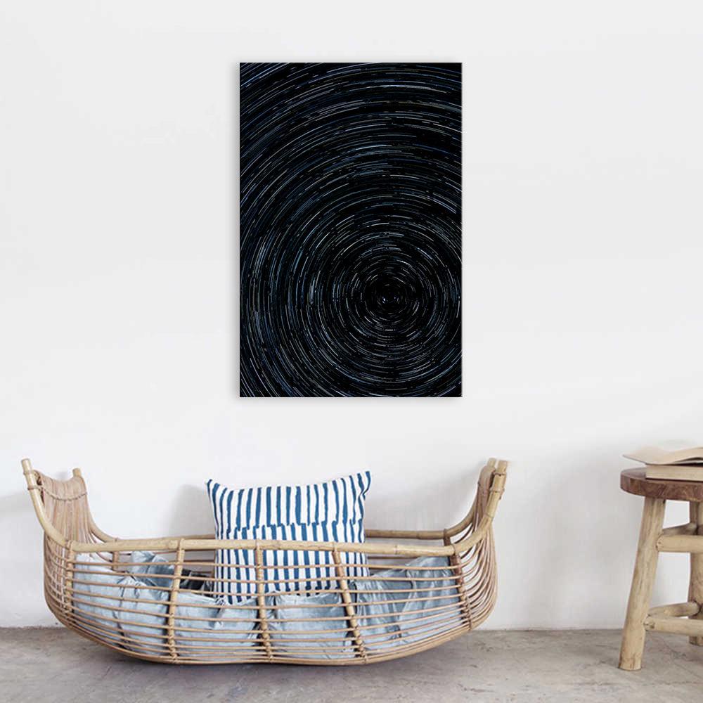 The Black Hole 1 Piece HD Multi Panel Canvas Wall Art Frame - Original Frame