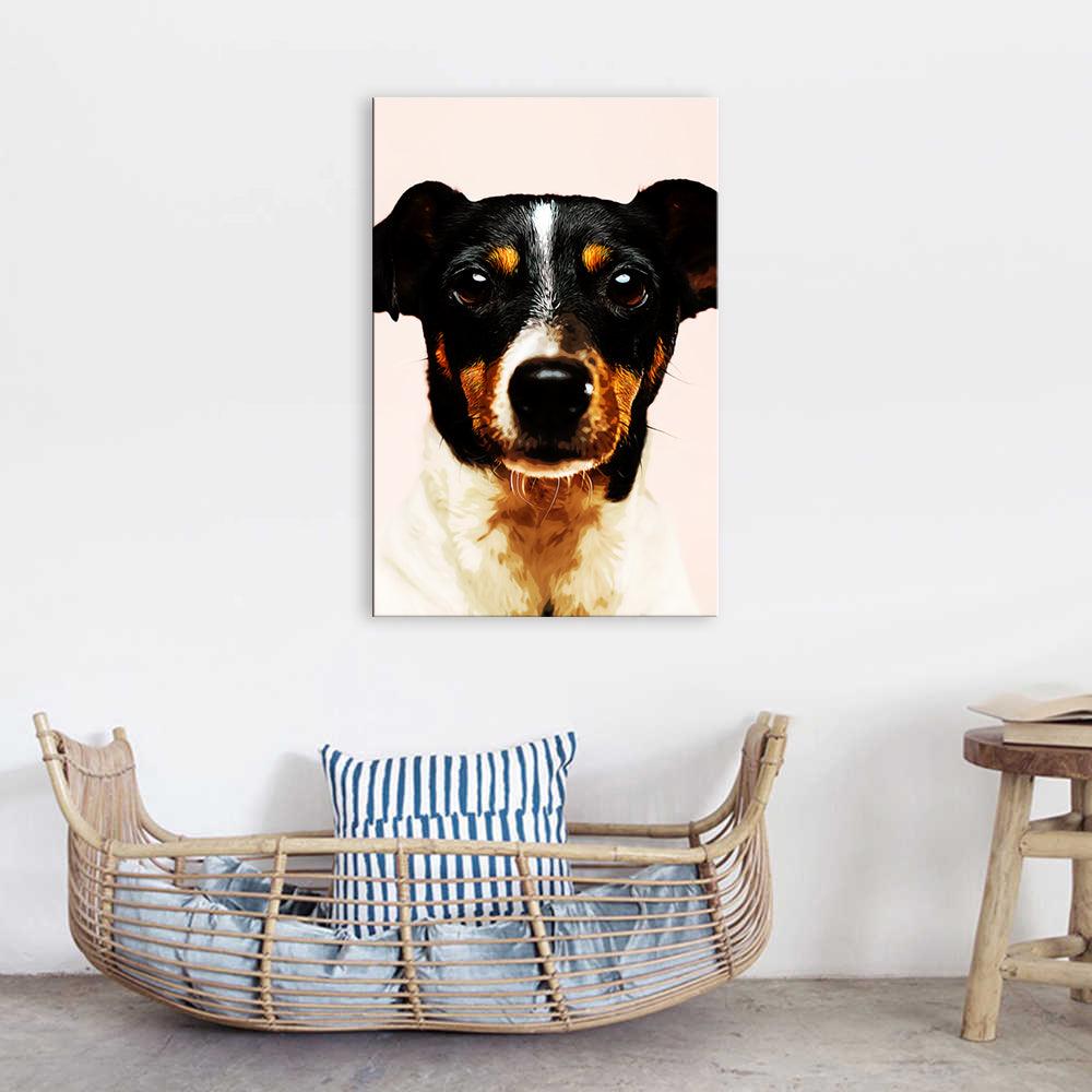 1 Piece Dog HD Multi Panel Canvas Wall Art Frame - Original Frame