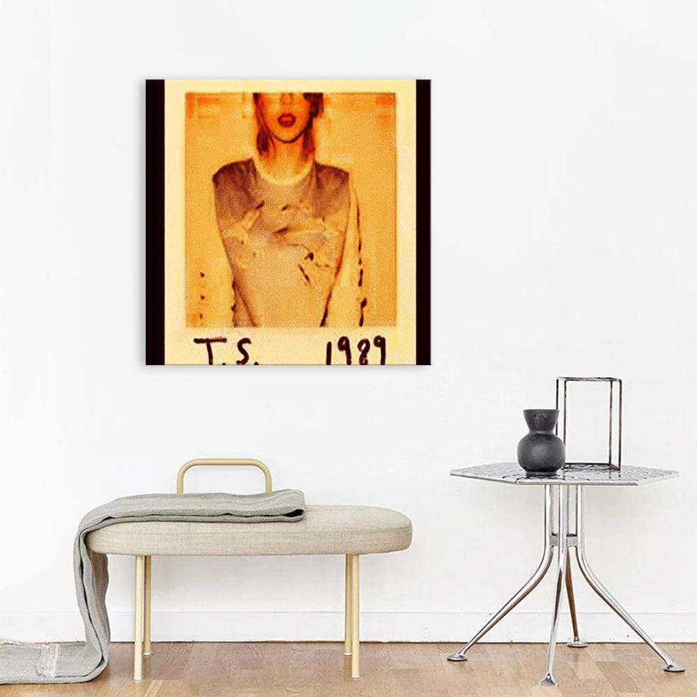 1989 Taylor Swift 1 Piece HD Multi Panel Canvas Wall Art Frame - Original Frame