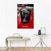 The Red Fancy Car 1 Piece HD Multi Panel Canvas Wall Art Frame - Original Frame