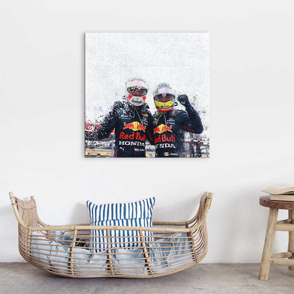 Formula One 1 Piece HD Multi Panel Canvas Wall Art Frame - Original Frame