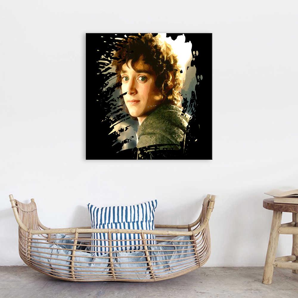 Bilbo Bolsón 1 Piece HD Multi Panel Canvas Wall Art Frame - Original Frame