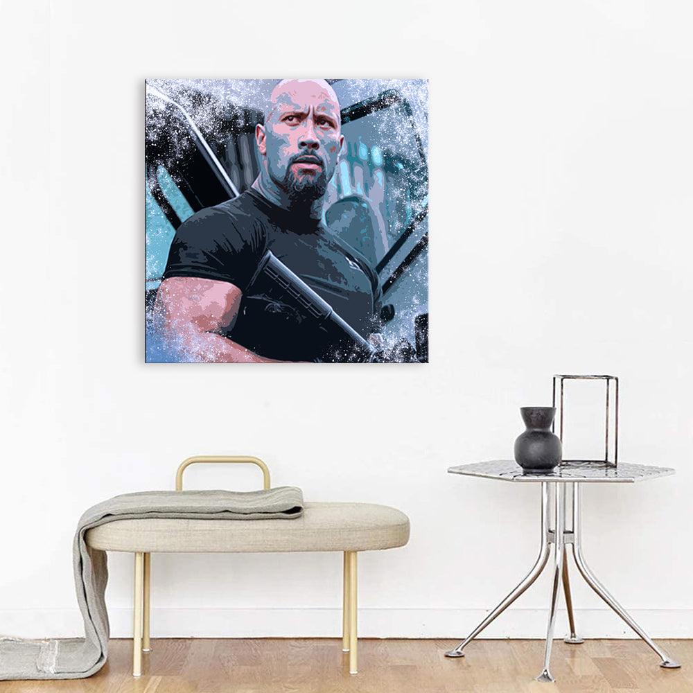 Dominic Toretto 1 Piece HD Multi Panel Canvas Wall Art Frame - Original Frame