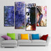 Buddha Painting 4 Piece HD Multi Panel Canvas Wall Art Frame - Original Frame