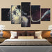 Astronaut in Space 5 Piece HD Multi Panel Canvas Wall Art Frame - Original Frame