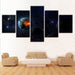 Saturn 5 Piece HD Multi Panel Canvas Wall Art Frame - Original Frame